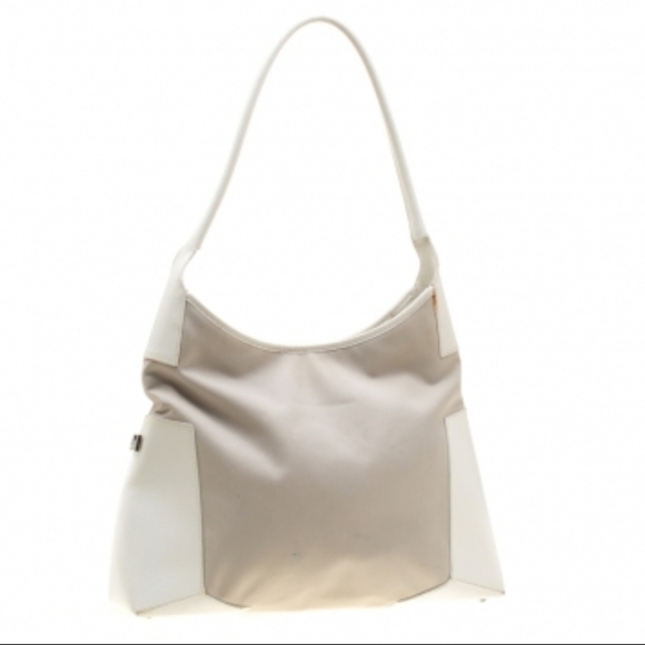 Salvatore ferragamo off-white leather nylon bag - Picture 3 of 11